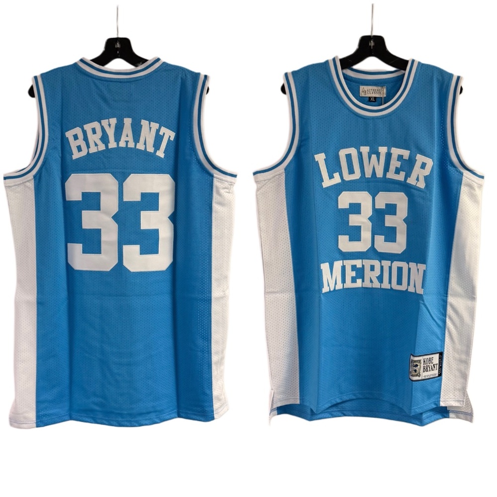 NWT Kobe Bryant Lower Merion High School Jersey #33 Size XL